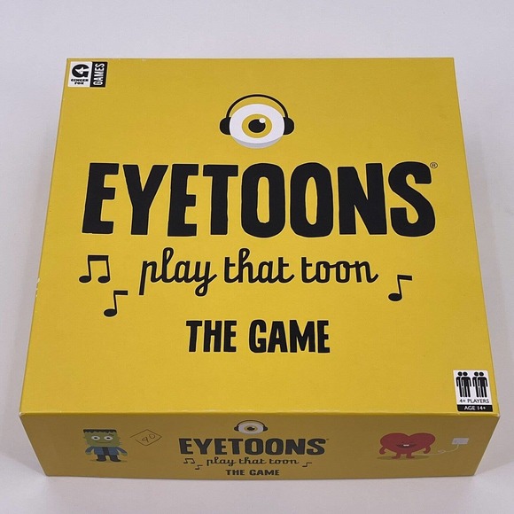 EYETOONS Full Size Board Game Music Song Hum Draw Guess Trivia 2016 Complete - Picture 6 of 12
